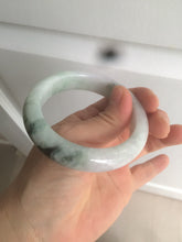 Load image into Gallery viewer, 53.5mm certified 100% natural Type A green/purple/white jadeite jade bangle AB90-1704