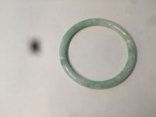 Load image into Gallery viewer, 49.7mm Certified Type A 100% Natural sunny green/red slim Jadeite Jade bangle AQ22-0186