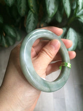 Load image into Gallery viewer, Sold! please don't order. Thanks 56mm certified 100% natural Type A dark green/gray/brown jadeite jade bangle Y84-7333