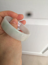 Load image into Gallery viewer, 52mm Certified Type A 100% Natural green/white square Jadeite Jade bangle AT55-8061