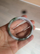 Load image into Gallery viewer, 50mm Certified Type A 100% Natural sunny green purple brown oval shape Jadeite Jade bangle AM12-4987
