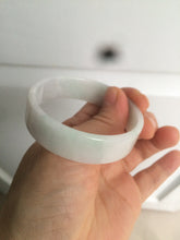 Load image into Gallery viewer, 52mm Certified Type A 100% Natural green/white square Jadeite Jade bangle AT55-8061
