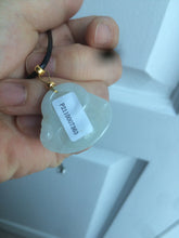 Load image into Gallery viewer, Certified 100% Natural white happy buddha jadeite Jade pendant necklace AF42-7363