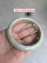 Load image into Gallery viewer, 54-57mm Certified type A 100% Natural yellow/brown Jadeite bangle group GL6