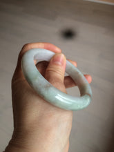 Load image into Gallery viewer, 58.5mm Certified Type A 100% Natural light green/red/purple jadeite jade bangle AT54-0053