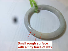 Load image into Gallery viewer, 57.6mm certified Type A 100% Natural green/yellow/white jadeite Jade bangle AB28-0276