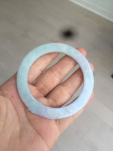 Load image into Gallery viewer, 53mm Certified type A 100% Natural green purple Jadeite Jade bangle AJ54-4581