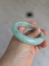 Load image into Gallery viewer, 56.7mm certified 100% natural type A sunny green yellow jadeite jade bangle AM10-0162