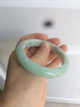 Load image into Gallery viewer, 56.7mm certified 100% natural type A sunny green yellow jadeite jade bangle AM10-0162
