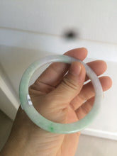Load image into Gallery viewer, 56.5mm Certified Type A 100% Natural sunny green purple slim Jadeite Jade bangle AJ55-4582