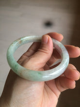 Load image into Gallery viewer, 56mm 100% natural certified icy sunny green/red/white jadeite jade bangle AT52-8745