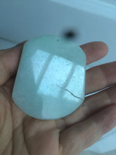 Load image into Gallery viewer, 100% natural light green/white QiLin and Bull head jadeite jade necklace AF35