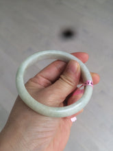 Load image into Gallery viewer, 57.5mm Certified Type A 100% Natural light green Jadeite Jade bangle AQ44