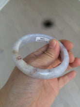 Load image into Gallery viewer, 54mm 100% natural type A certified light green/purple/red jadeite jade bangle AM2-1588