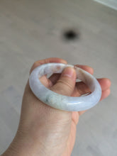 Load image into Gallery viewer, 54mm 100% natural type A certified light green/purple/red jadeite jade bangle AM2-1588