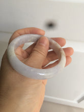 Load image into Gallery viewer, 54mm 100% natural type A certified light green/purple/red jadeite jade bangle AM2-1588