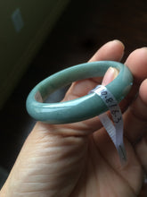 Load image into Gallery viewer, Certified 48.3mm type A 100% Natural green/blue Jadeite Jade bangle group K50