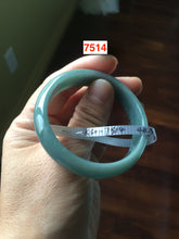 Load image into Gallery viewer, Certified 48.3mm type A 100% Natural green/blue Jadeite Jade bangle group K50