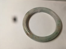Load image into Gallery viewer, 56mm 100% natural certified icy sunny green/red/white jadeite jade bangle AT52-8745