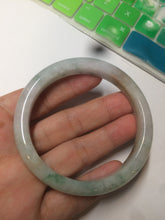 Load image into Gallery viewer, 56mm 100% natural certified icy sunny green/red/white jadeite jade bangle AT52-8745