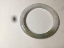 Load image into Gallery viewer, 57.3mm Type A 100% Natural green/white Jadeite Jade bangle AT61-7739