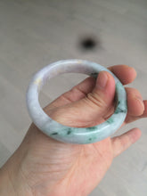 Load image into Gallery viewer, 53.7mm Certified Type A 100% Natural green/purple/brown Jadeite Jade bangle AR58-0523