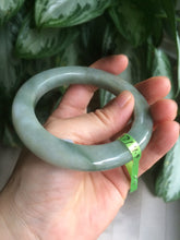 Load image into Gallery viewer, Sold! please don't order. Thanks 56mm certified 100% natural Type A dark green/gray/brown jadeite jade bangle Y84-7333