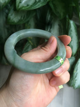Load image into Gallery viewer, Sold! please don't order. Thanks 56mm certified 100% natural Type A dark green/gray/brown jadeite jade bangle Y84-7333