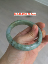 Load image into Gallery viewer, 54-57mm Certified type A 100% Natural yellow/brown Jadeite bangle group GL6