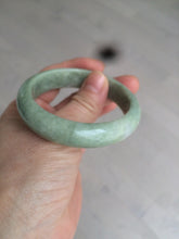 Load image into Gallery viewer, 51mm certified Type A 100% Natural green Jadeite Jade bangle X118-7752