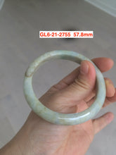 Load image into Gallery viewer, 54-57mm Certified type A 100% Natural yellow/brown Jadeite bangle group GL6