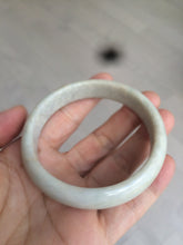 Load image into Gallery viewer, 55.4mm Type A 100% Natural beige Jadeite Jade bangle GC17 (add on item)
