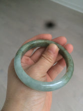 Load image into Gallery viewer, 56.7mm certified 100% natural type A green/yellow jadeite jade bangle AC67-2737