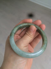 Load image into Gallery viewer, 56.7mm certified 100% natural type A green/yellow jadeite jade bangle AC67-2737