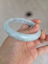 Load image into Gallery viewer, 56.6mm Type A 100% Natural green purple blueJadeite Jade bangle GC16 (add on item)