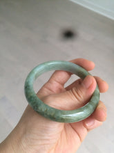 Load image into Gallery viewer, 56.7mm certified 100% natural type A green/yellow jadeite jade bangle AC67-2737