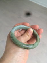Load image into Gallery viewer, 56.7mm certified 100% natural type A green/yellow jadeite jade bangle AC67-2737
