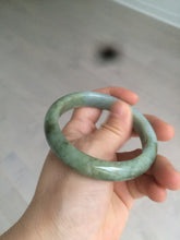 Load image into Gallery viewer, 56.7mm certified 100% natural type A green/yellow jadeite jade bangle AC67-2737