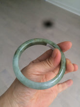 Load image into Gallery viewer, 56.7mm certified 100% natural type A green/yellow jadeite jade bangle AC67-2737