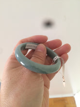 Load image into Gallery viewer, Certified 48.3mm type A 100% Natural green/blue Jadeite Jade bangle group K50