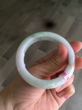 Load image into Gallery viewer, 52mm certified 100% natural green/white/red jadeite jade bangle Y107-9285
