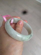 Load image into Gallery viewer, 55.2mm Type A 100% Natural green Jadeite Jade bangle AQ38