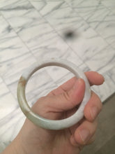 Load image into Gallery viewer, 59mm Certified Type A 100% Natural white/yellow/green Jadeite Jade bangle D59-0575