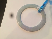 Load image into Gallery viewer, 53mm Certified type A 100% Natural green purple Jadeite Jade bangle AJ54-4581