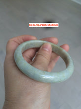 Load image into Gallery viewer, 54-57mm Certified type A 100% Natural yellow/brown Jadeite bangle group GL6