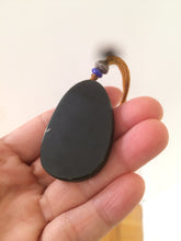 Load image into Gallery viewer, 100% Natural dark green happy buddha nephrite Jade pendant Group KP-1,2,3,4