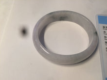 Load image into Gallery viewer, 50.8mm certified type A 100% Natural light green white oval Jadeite Jade bangle AB86-2856