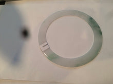 Load image into Gallery viewer, 60mm Certified Type A 100% Natural icy watery sunny green white Jadeite Jade bangle A83-4959
