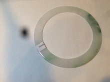 Load image into Gallery viewer, 60mm Certified Type A 100% Natural icy watery sunny green white Jadeite Jade bangle A83-4959