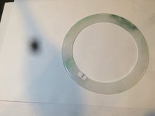 Load image into Gallery viewer, 60mm Certified Type A 100% Natural icy watery sunny green white Jadeite Jade bangle A83-4959